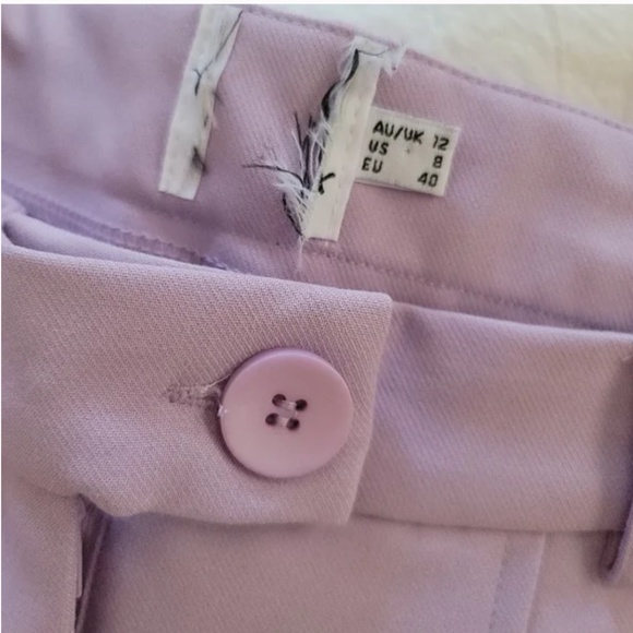 Princess Polly Lilac/Light Purple Huxley Pants - Picture 4 of 5